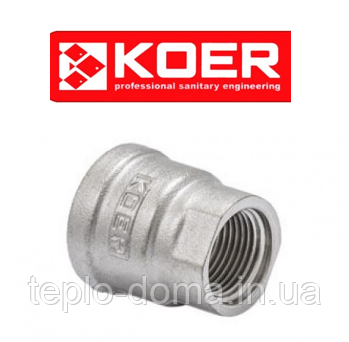 Муфта редукційна 1"×1/2" KOER KF.C0610 (Чехія)