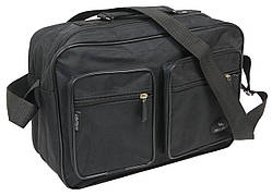 Чоловіча сумка з нейлону Wallaby, Україна 2647 чорна