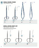Ножиці мікрохірургічні операційні пружинні титанові прямі, Medesy 1970, фото 3