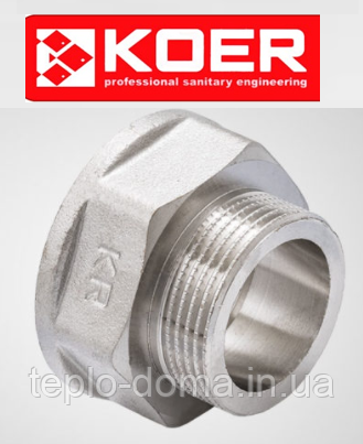 Перехідник 3/4"x1-1/2" KOER KF.A0816 (Чехія)