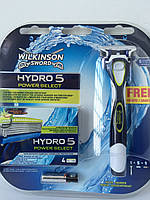 Набір для гоління чоловічий Wilkinson Sword Hydro 5 Power (Schick Шик Павер станок + 5 катриджів) пр-во Німеччина
