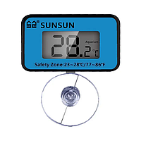 Термометр электронный, SunSun WDJ-005. Электронный термометр в аквариум.