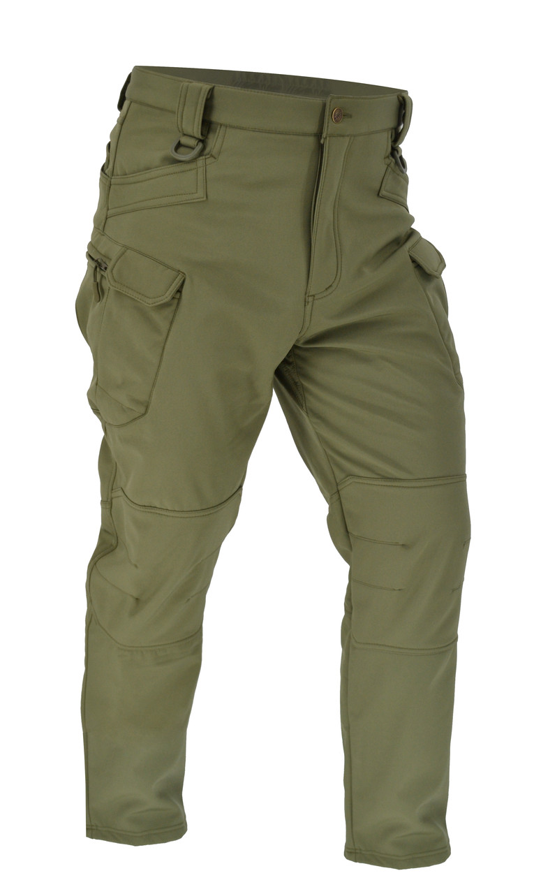 Утеплені тактичні штани Eagle PA-04 IX7 Soft Shell на флісі Olive Green