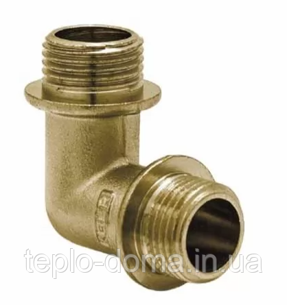 Кут 1/2" НН KOER KF.L06M.WN без нікелю