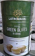 Оливки зелені без кісточки 201/230 ж/б 4070 мл (2,0 кг) Греція