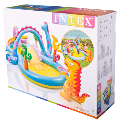 Игровой центр Intex 57135 NP Планета динозавров 333 х229 х109 см - фото 7 - id-p329523808