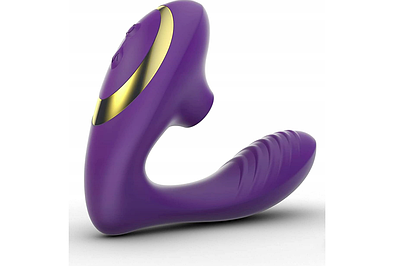 Екстраординарний вібратор з подвійною стимуляцією Night Fantasy фіолетовий
