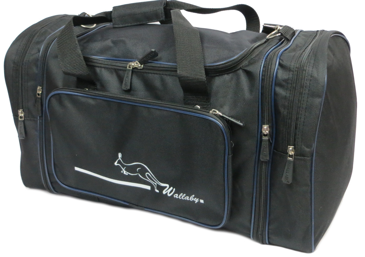 Сумка спортивная с расширением 40 л Wallaby 365 черная