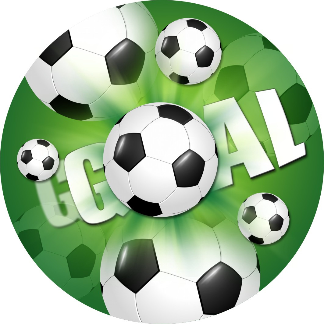 Тарілки паперові одноразові дитячі " Футбол". 18 см.10 шт.