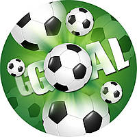 Тарілки паперові одноразові дитячі " Футбол". 18 см.10 шт.