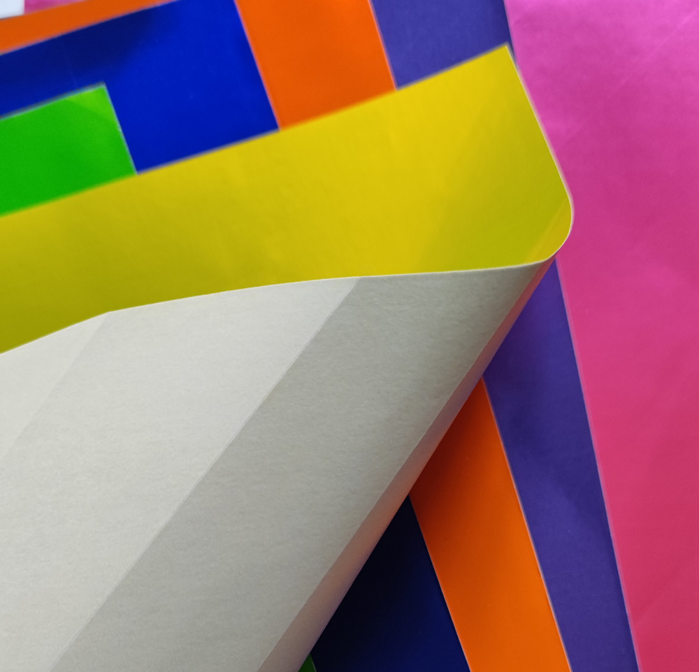 Бумага цветная металлизированная самоклеящаяся (ПКС 000027), 10 цветов 10 листов - фото 4 - id-p1450490482