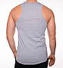 Чоловіча майка борцовка з бавовни Bono 000119 сіра (розміри 46-56), фото 2