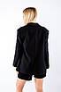 Піджак жіночий класичний прямий чорний 4949 (2000000110608), фото 3