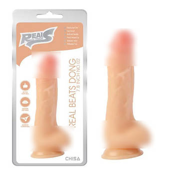 Фалоїмітатор реалістичний на присоску Real Beats Dong 7.8 | Limon, фото 1