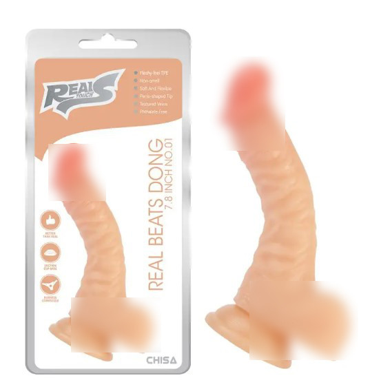 Фалоїмітатор реалістичний на присоску Real Beats Dong 7.8 | Limon