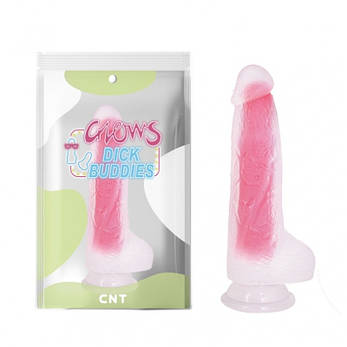 Світний фаллоїмітатор на присоску Pink Glow Mr Muscle | Limon, фото 2