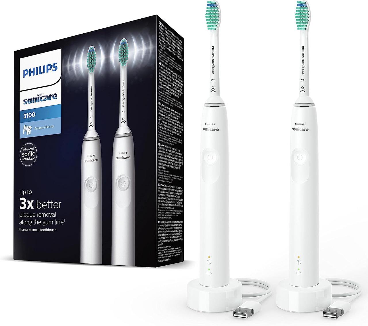 Зубні щітка Philips Sonicare 3100 HX3675/13 White ProtectiveClean
