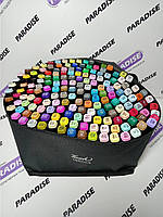 Набор двусторонних маркеров для скетчинга 168 цветов