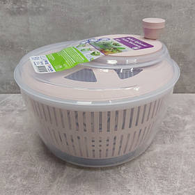 Сушка для зелені пластикова 5 л Ucsan Plastik M-123 рожева