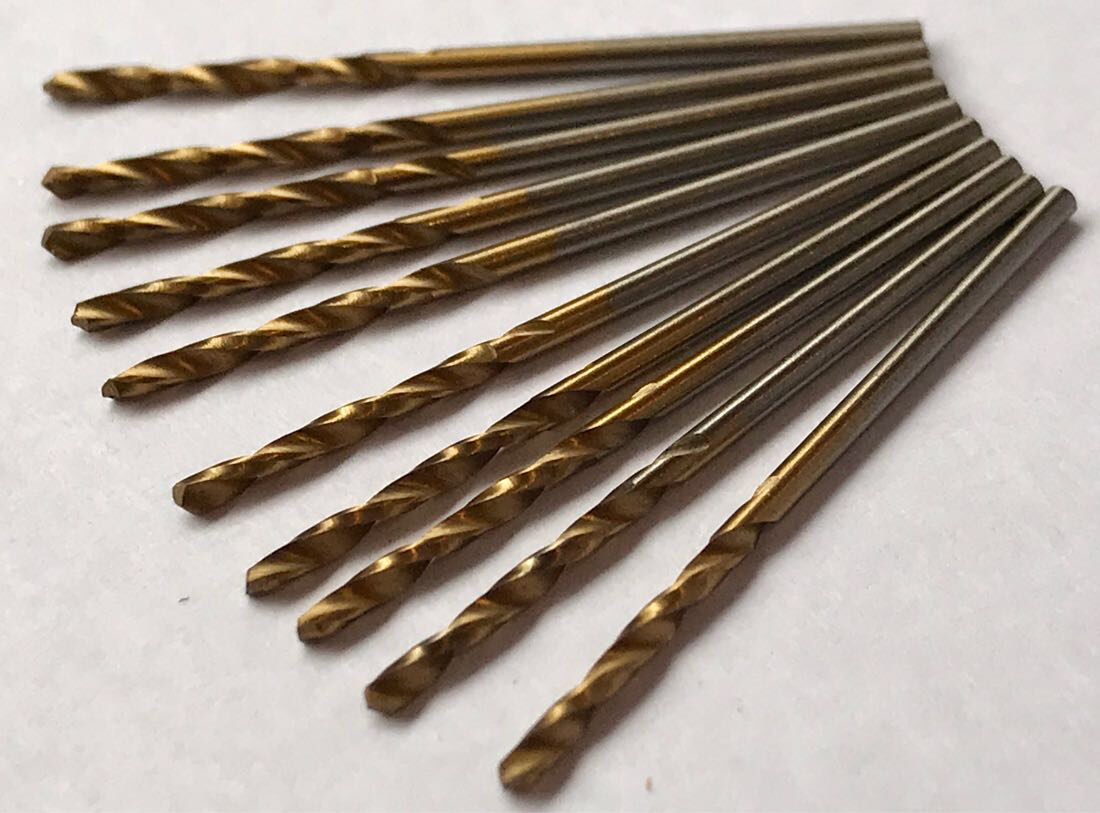 Свердло для металу 1,5 мм (з титановим напиленням), фото 1