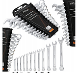 Комплект Набір ключів комбінованих 12 елементів kd10937 KraftDele KD10937+ Набір інструментів MAX 108 шт. (MXSS108M), фото 5