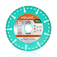 Диск алмазний сегмент мультирез Sturm 5170602, 125x22 мм