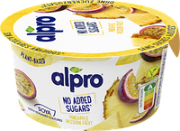 Десерт соевый ананас маракуя без сахара Alpro, 135 г