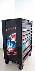 Bізoк для інcтpумeнтів 7 ceкцій Special Limited Edition-BLACK TCAQ0707 TOPTUL, фото 4