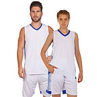 Форма баскетбольная мужская Lingo белая LD-8018, 160-165 см: Gsport