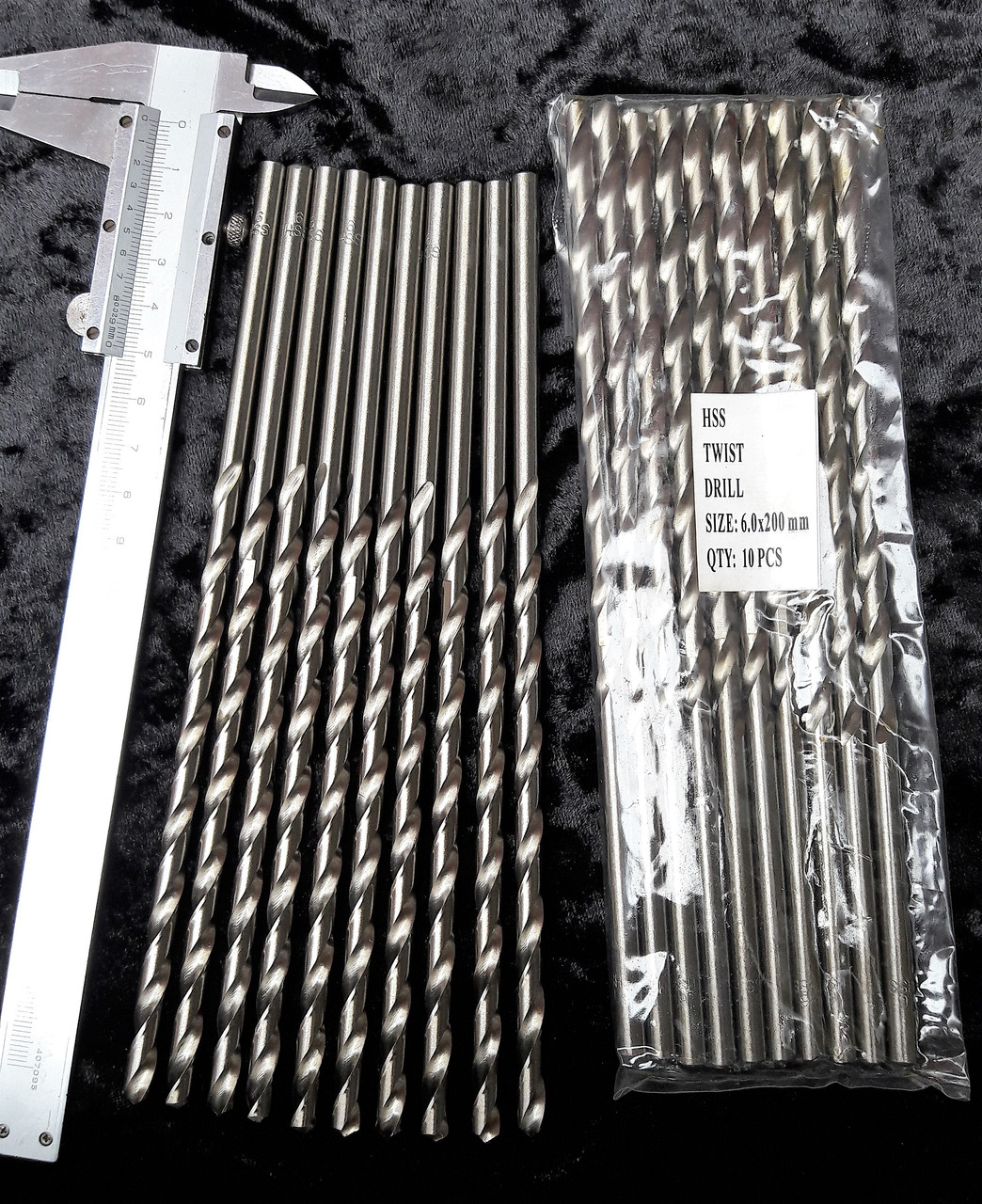 Свердло для металу D 6.0 mm. L200 mm.