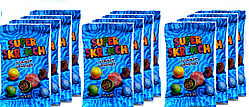 Упаковка Драже Super skrench - зі злаковою кулькою та смаком шоколаду 80г *12 шт 4820247430295