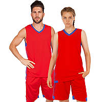 Форма баскетбольная мужская Lingo красная LD-8018, 160-165 см: Gsport