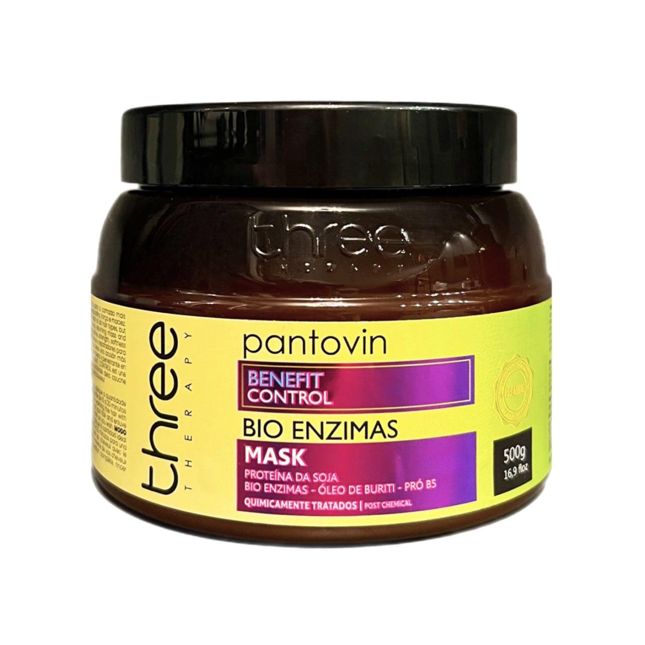Маска з біоензимами для дуже пошкодженого волосся, Three Therapy, Benefit Control Hair Mask, 500g