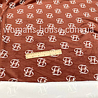 Тканина велюр Плюш (спорт) принт друкований Френді на світло коричневому, фото 2