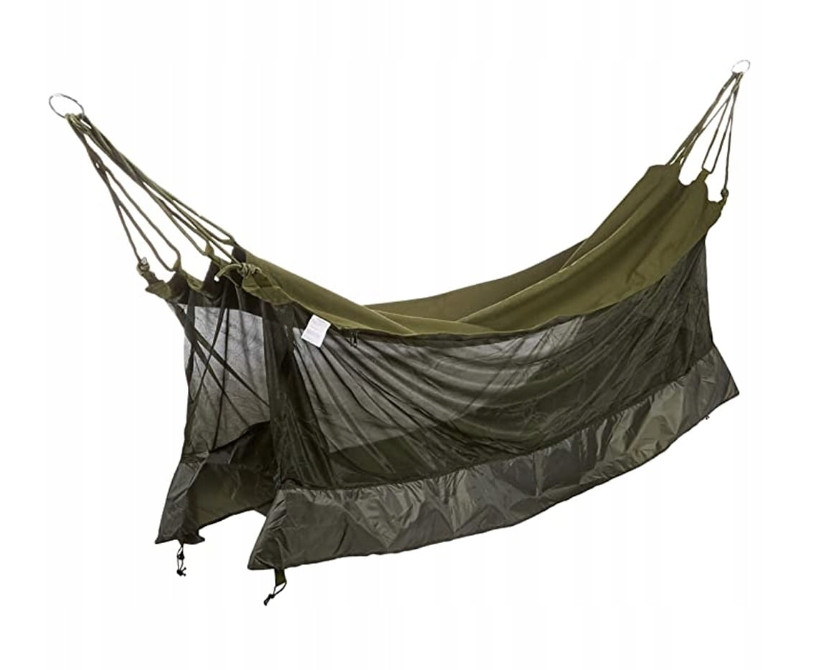 Гамак намет з москітною сіткою Mil-Tec US JUNGLE CANVAS OLIVE 14441000-, фото 1