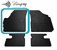 Водительский коврик Chevrolet Spark (M200) 2004-2009 Резиновый Stingrey (Шевроле Спарк) Передний левый