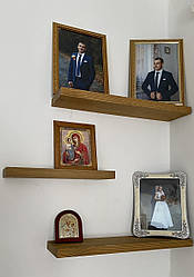 Комплект Полиць навісних прихованого монтажу в Скандинавському стилі