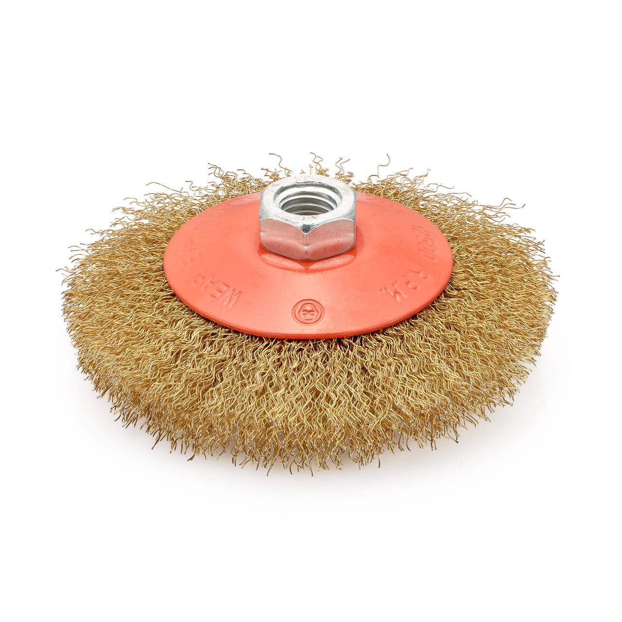 Щітка конусна 115 мм для УШМ, кручений сталевий дріт Sturm 5240301