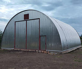 КАРКАСНІ АНГАРИ (напівкруглі і прямостінні)