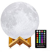 Moon Lamp, світлодіодна 3D-друк, 16 кольорів
