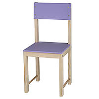 Детский стульчик деревянный ИГРУША 64 см Фиолетовый R_1983