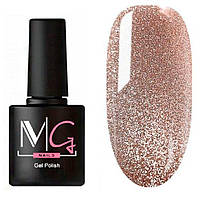Гель-лак для ногтей MG Nail Gel Polish Mini №М19 Темно-персиковый с микроблеском 5 мл (22266L')