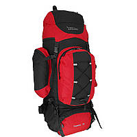 Туристичний рюкзак похідний 70 літрів для походів та подорожей червоний