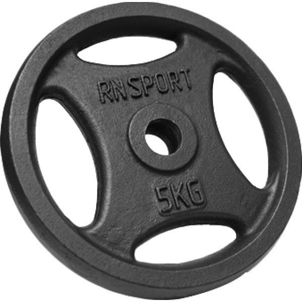 Блин (диск) RN-Sport 5 Кг для Гантели (штанги) с Quatro Хватом Под Гриф ...
