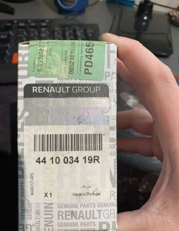 Купить 441003419R, цилиндр тормозной колесный рабочий задний Renault ...