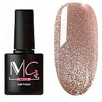 Гель-лак для ногтей MG Nail Gel Polish Mini №М19 Темно-персиковый с микроблеском 5 мл (22266Gu)