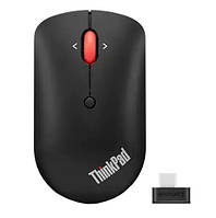 Миша комп'ютерна Lenovo USB-C Wireless Compact Mouse Бездротова/2400dpi Чорний