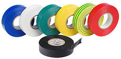 23-00-001. Ізолента електротехнічна 0,13х15мм, 10м/рулон, кольорова