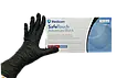 Рукавички нітрилові неопудрені Medicom Black "S" 100 шт (50 пар) чорні, фото 3