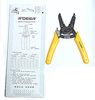 12-01-011. Инструмент для зачистки кабеля 0,6-2,6мм (10-22AWG), R'Deer, RT-2021